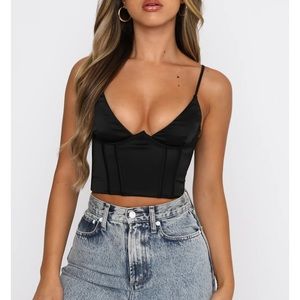 White fox Acacia bustier